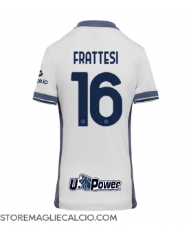 Inter Milan Davide Frattesi #16 Maglia Gara Trasferta Repliche 2024-25 Donna